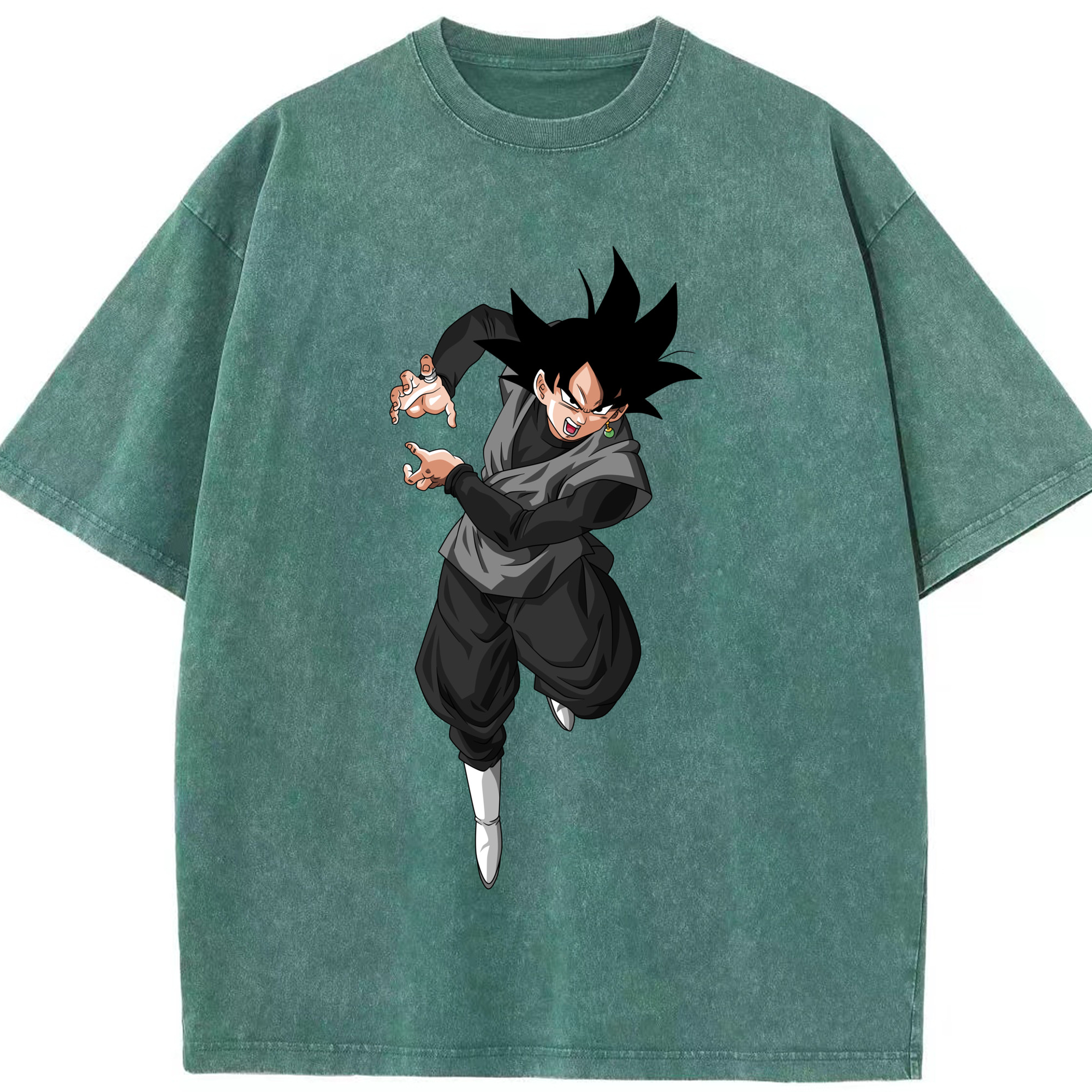 （画像用） ドラゴンボール ベジータ四世（Bejīta Yonsei）DRAGON BALL Vegeta IV 綿100% ヴィンテージ風 半袖Tシャツ（フロントプリント）